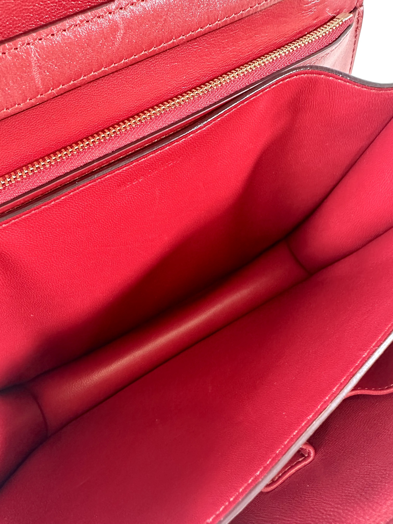 Celine classic red box bag - Image 11
