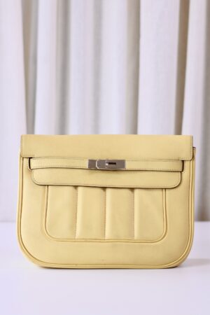 Hermes Berline 28 Jaune Poussin