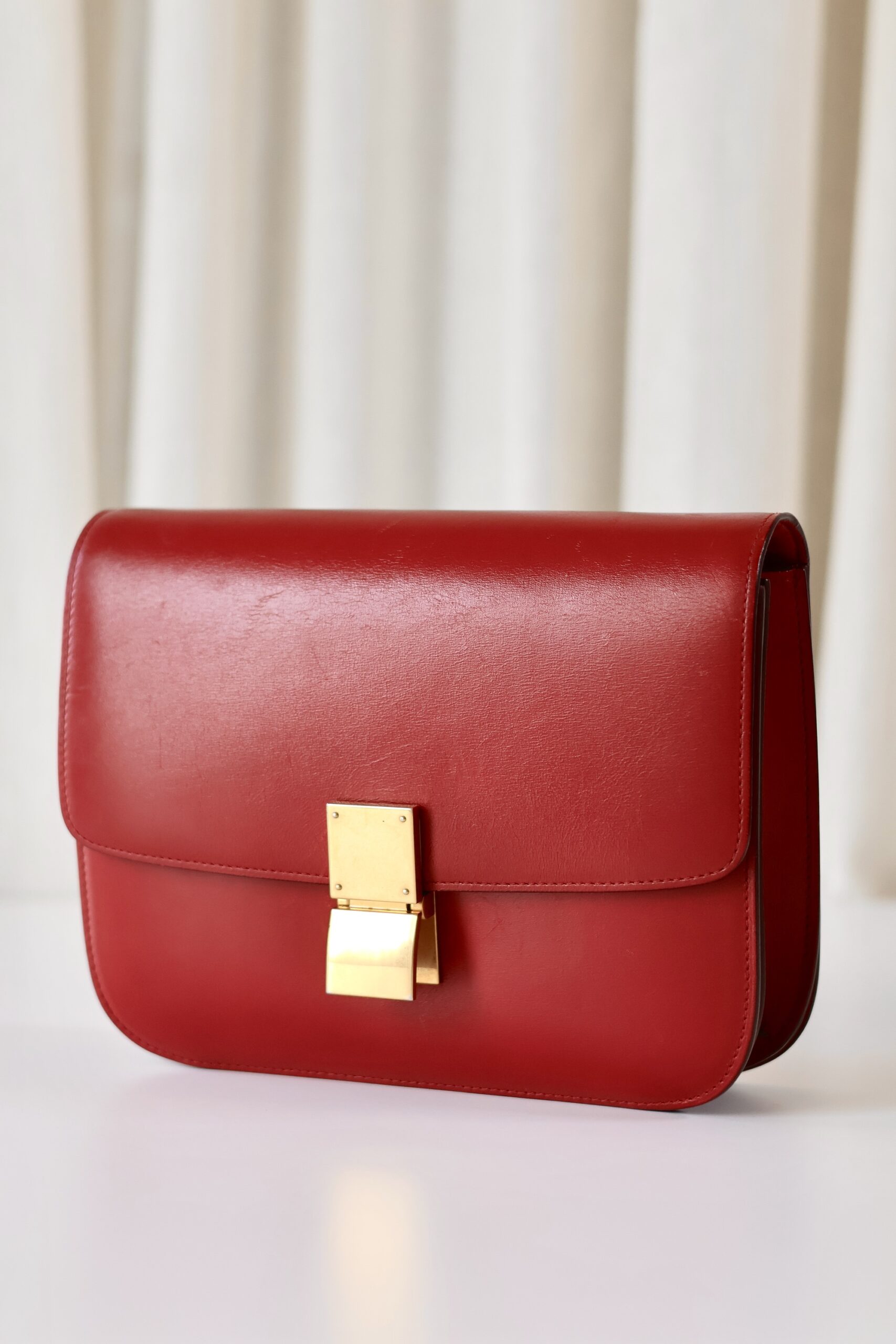Celine classic red box bag - Image 2