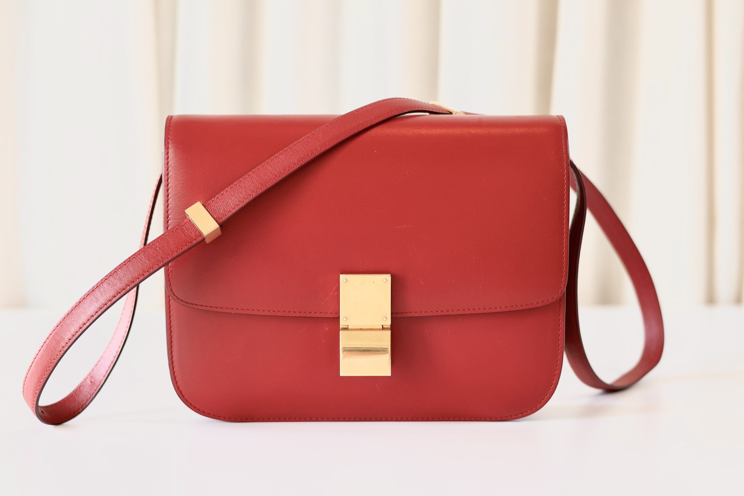 Celine classic red box bag - Image 3