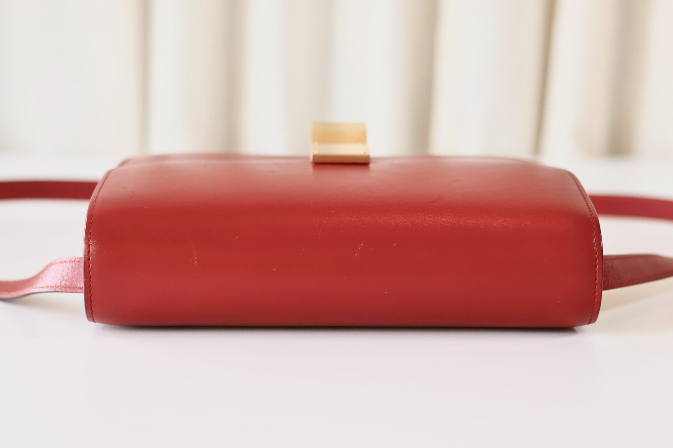 Celine classic red box bag - Image 5