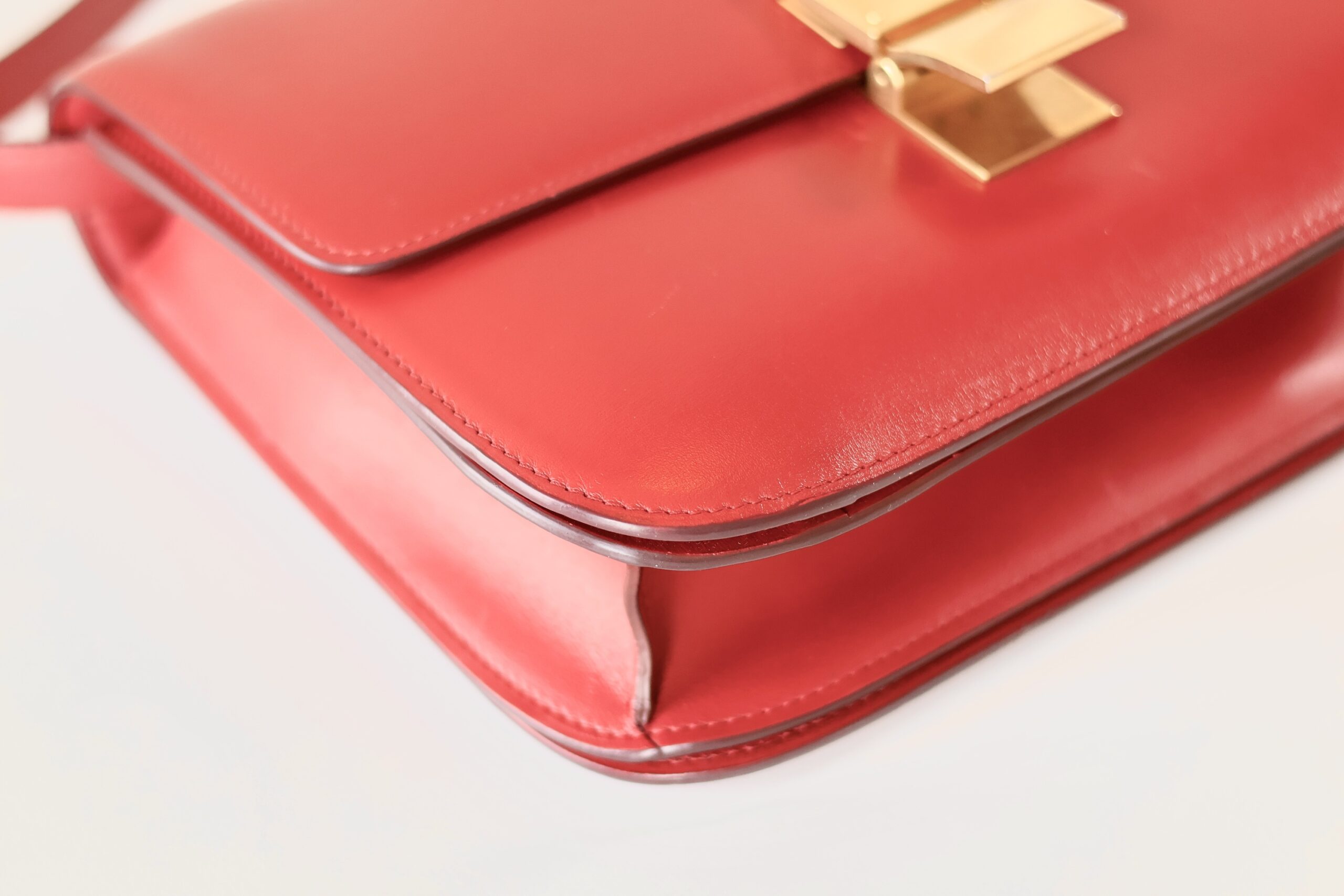 Celine classic red box bag - Image 7