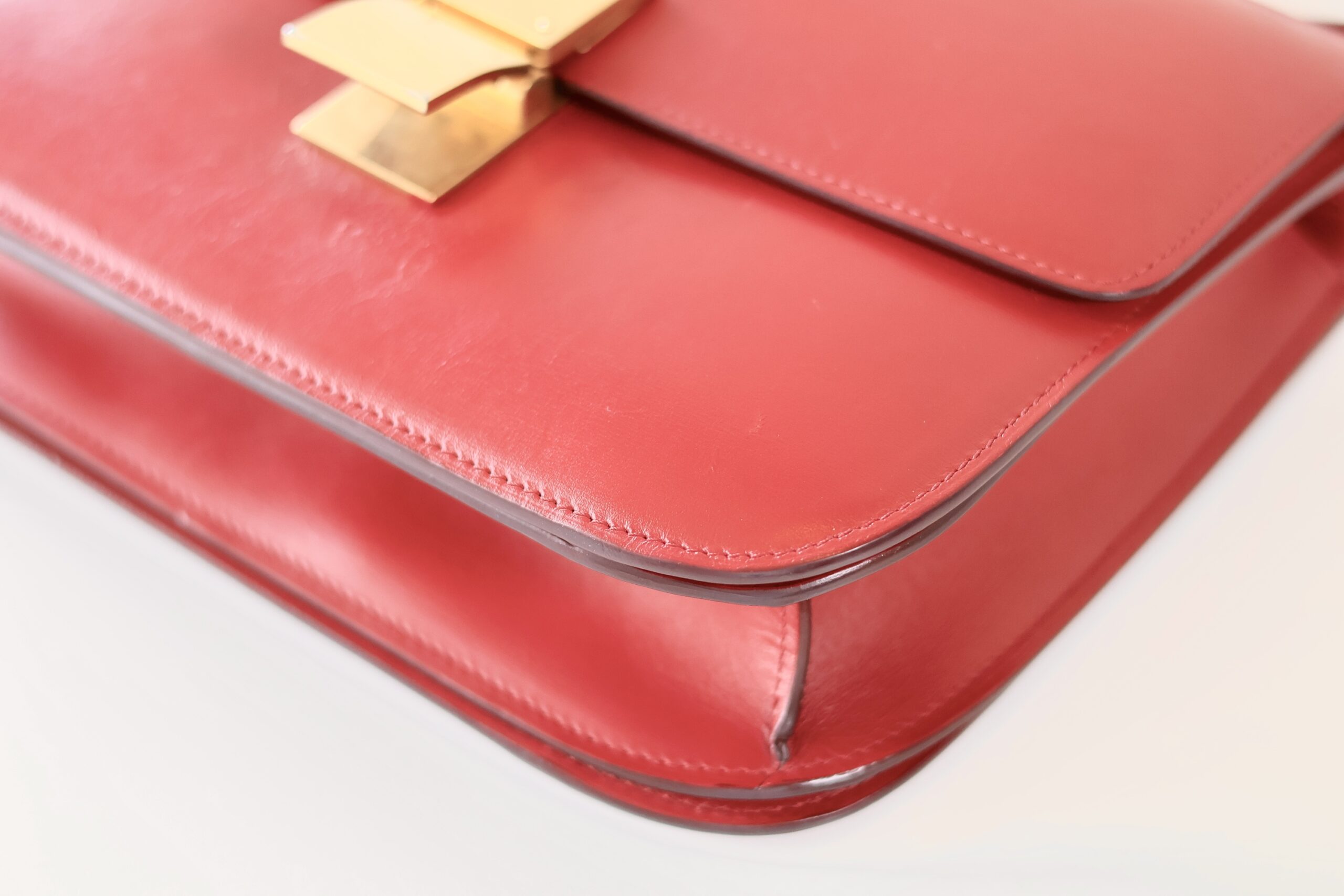 Celine classic red box bag - Image 8