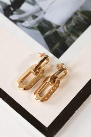 Louis Vuitton gold earrings