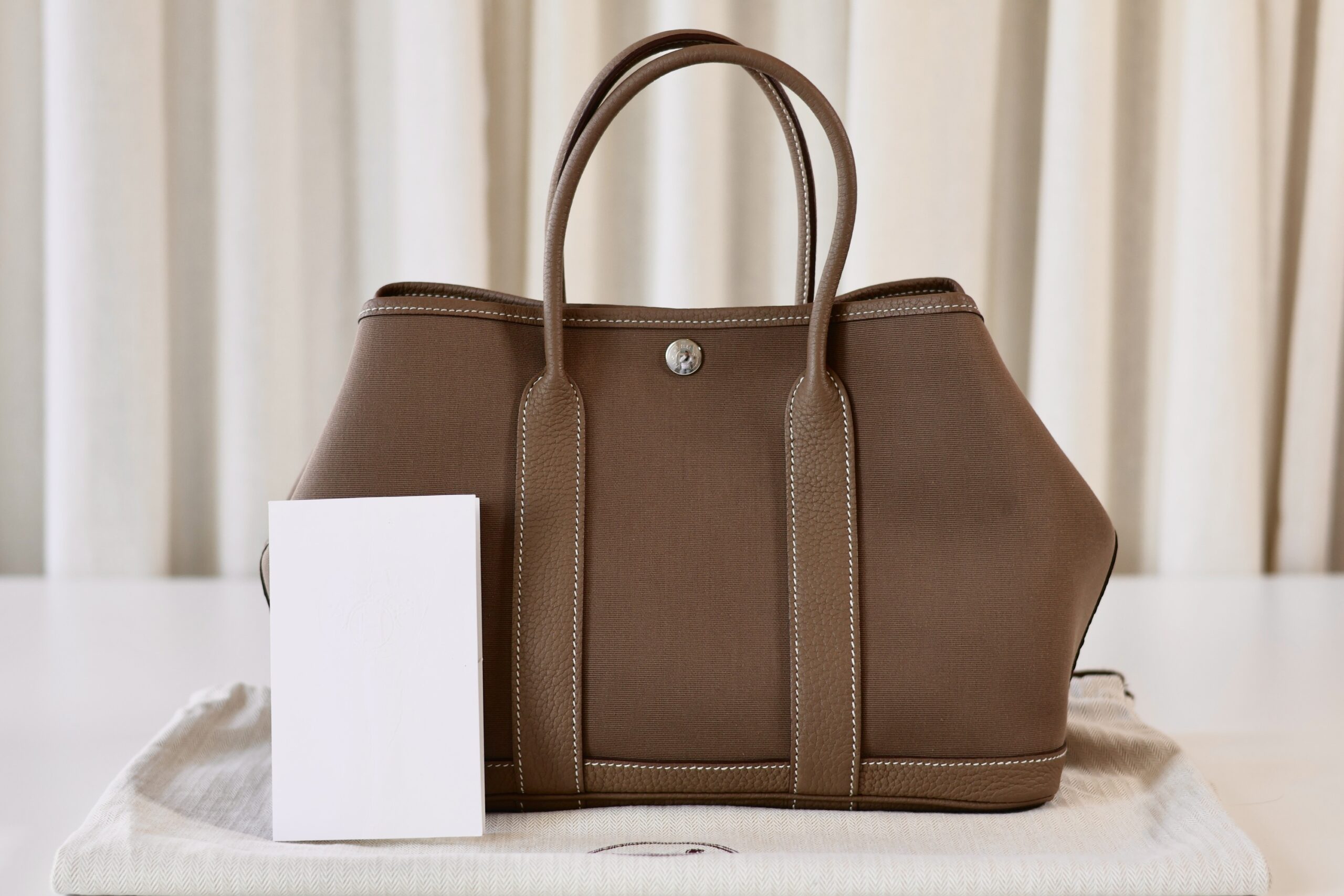 Hermes Garden Party 30 etoupe - Image 11