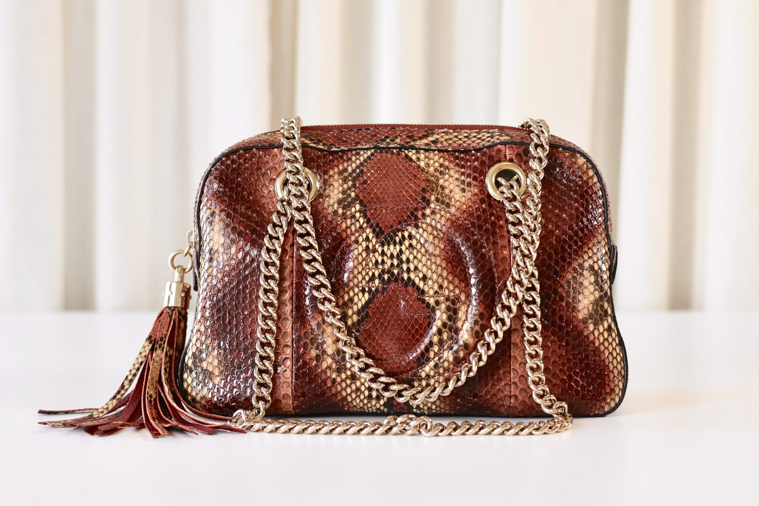 Gucci disco shoulder bag python - Image 3