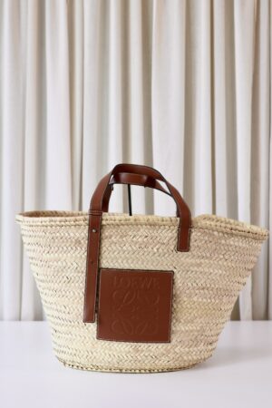 Loewe raffia beach basket