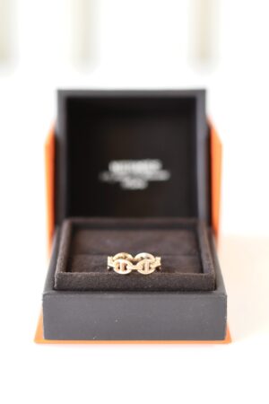 Hermes Chaine d'ancre Enchainee ring small