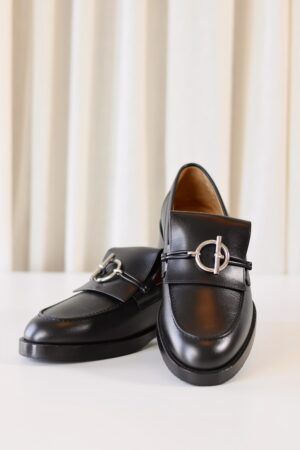 Hermes loafer black