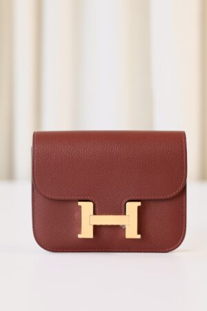 Hermes Constance wallet Rouge H