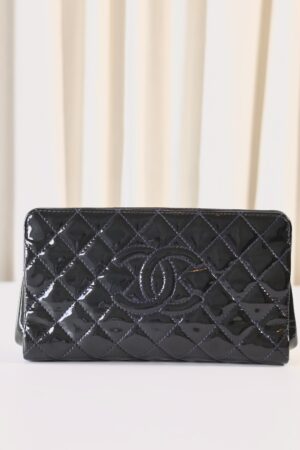 Chanel patent clutch