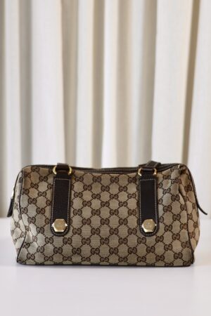Gucci brown monogram shoulder bag