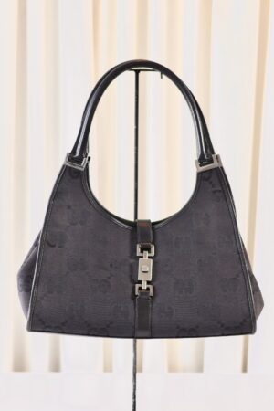 Gucci monogram black shoulder bag
