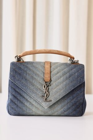 Saint Laurent College denim