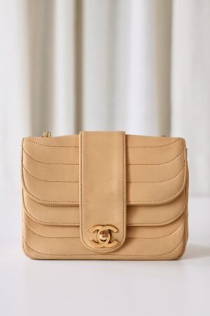 Chanel beige mini square
