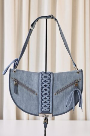 Dior vintage denim shoulder bag