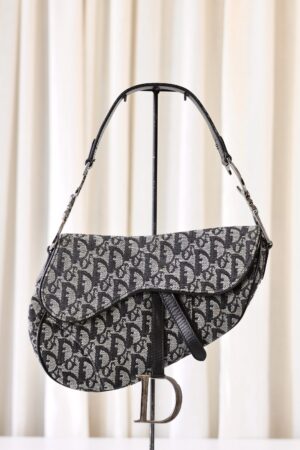 Dior vintage saddle bag oblique
