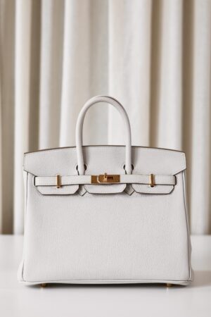 Hermes Birkin 25 Gris Pale