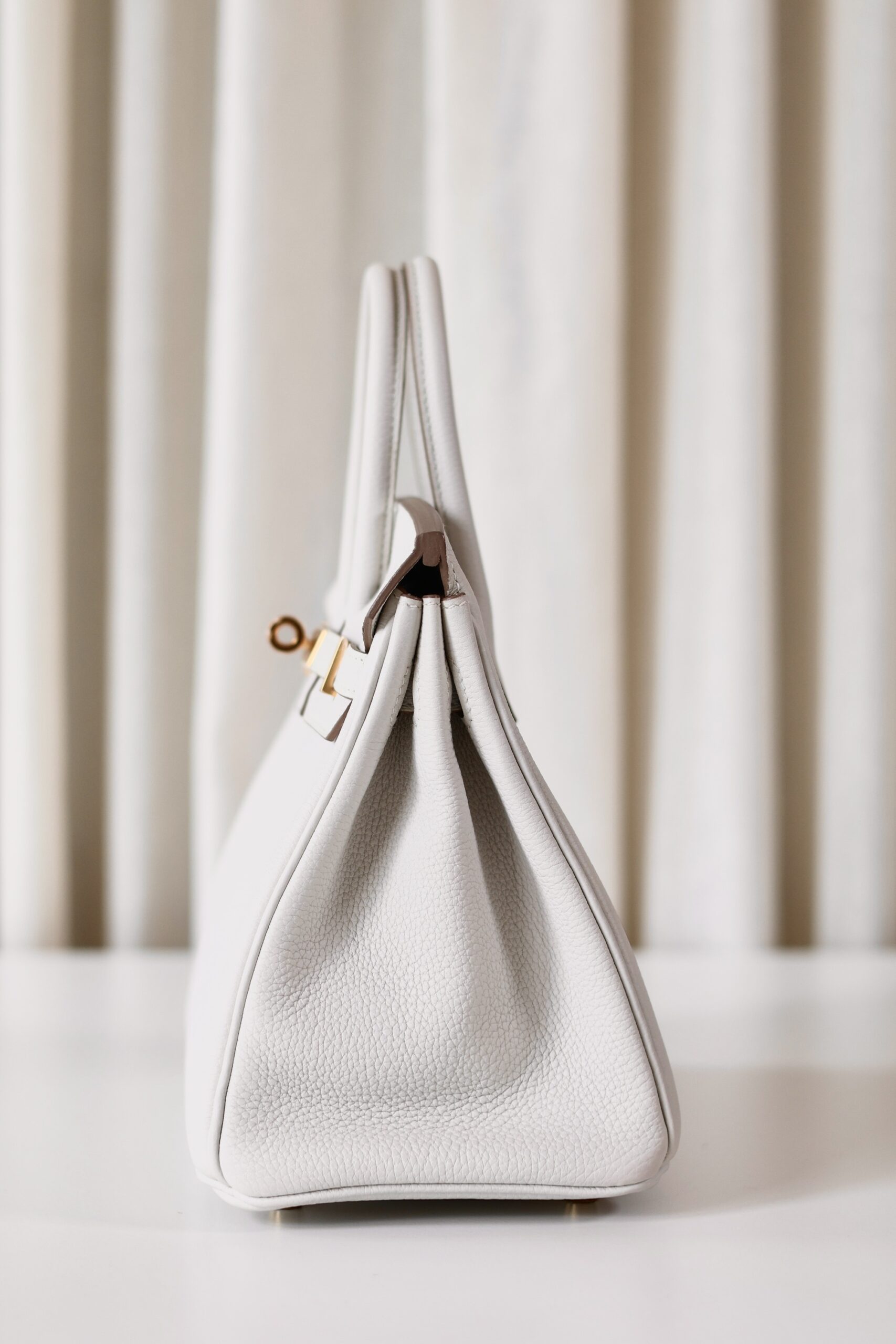 Hermes Birkin 25 Gris Pale - Image 12
