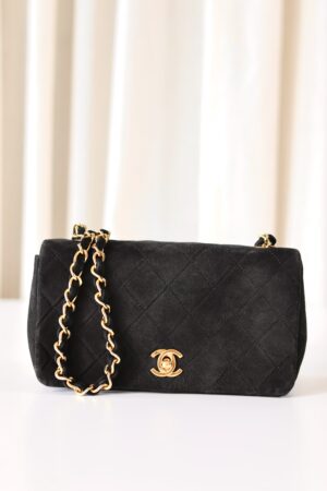 Chanel suede full flap