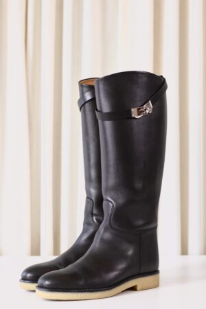 Hermes Jumping black boots
