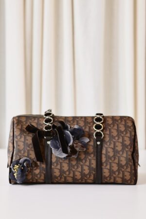 Dior John Galliano flower bowling bag