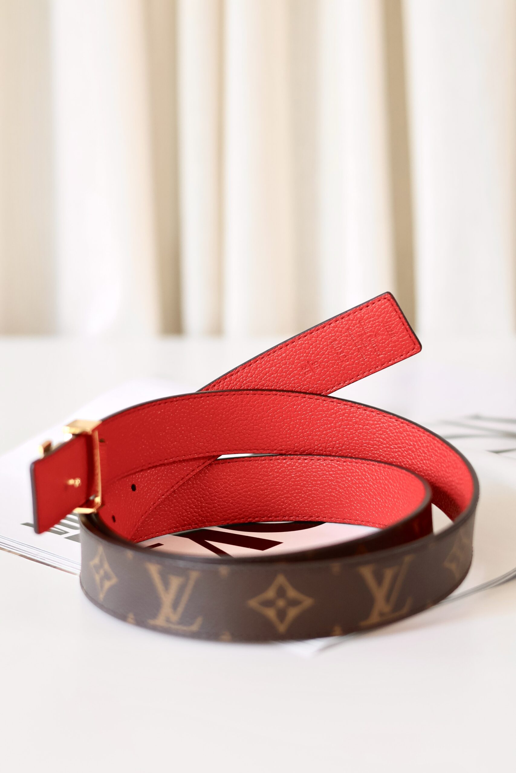 Louis Vuitton reversible monogram belt - Image 3