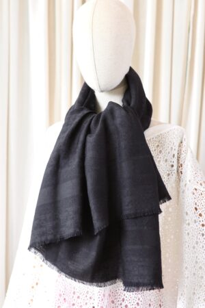 Dior silk scarf black