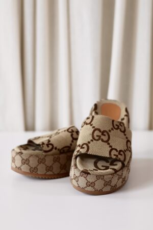 Gucci monogram sandals