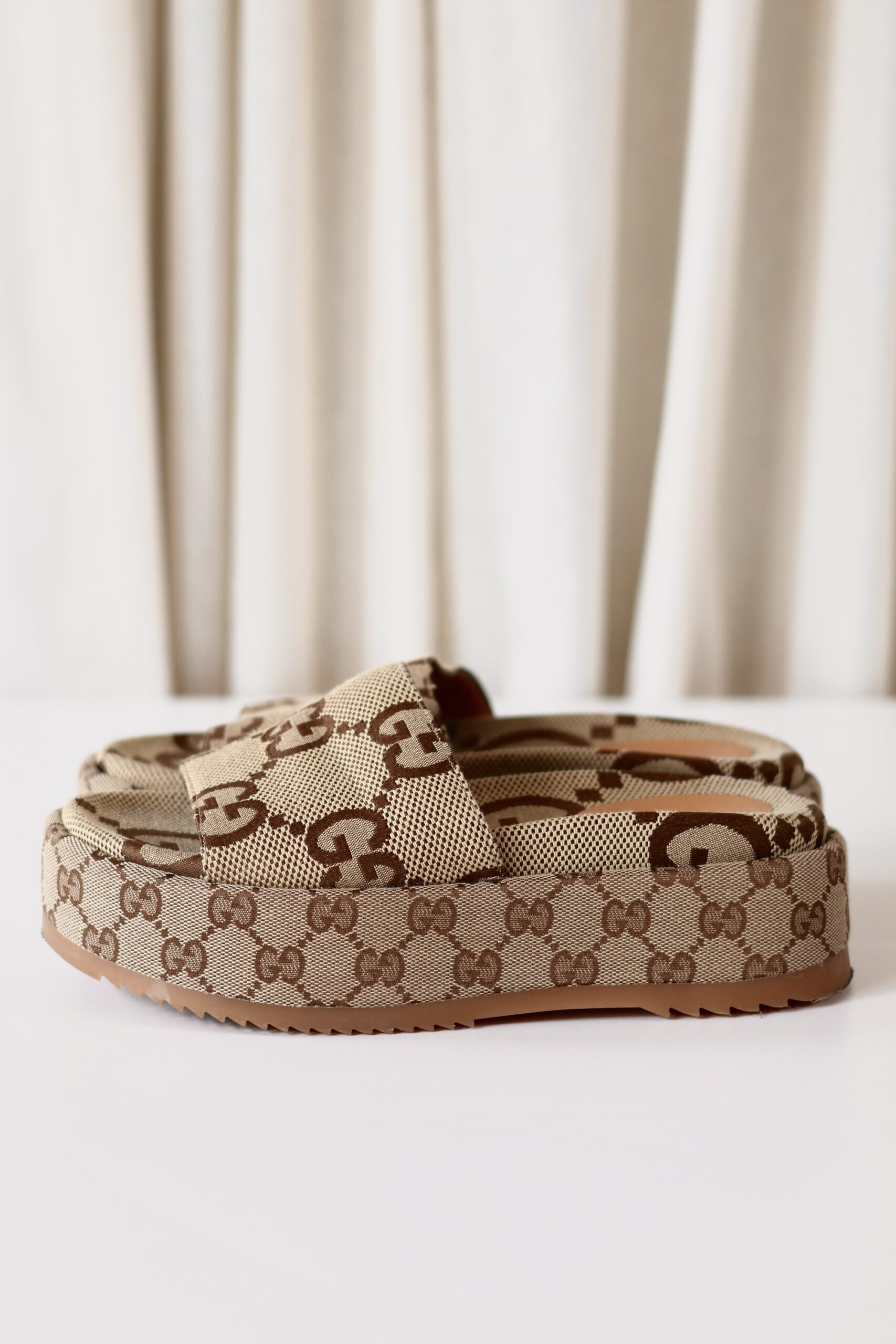 Gucci monogram sandals - Image 2