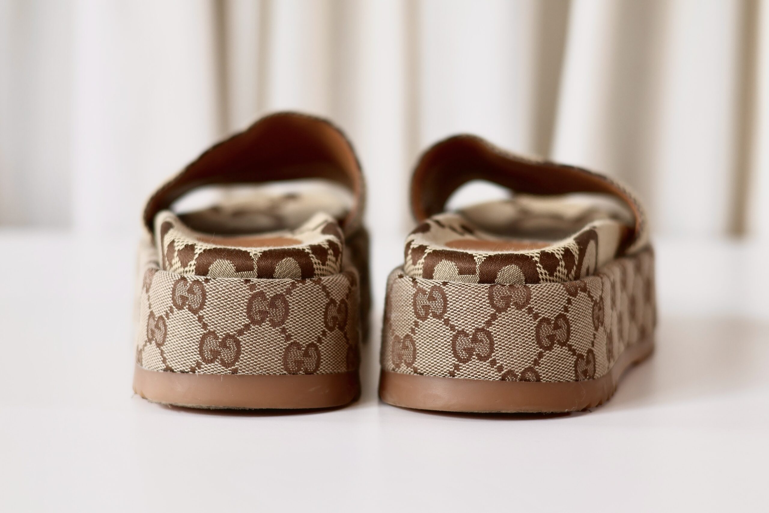 Gucci monogram sandals - Image 6