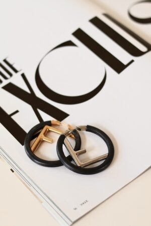 Fendi hoop earrings