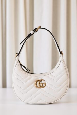 Gucci GG Marmont Halfmoon white
