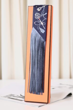 Hermes Twilly fringe blue