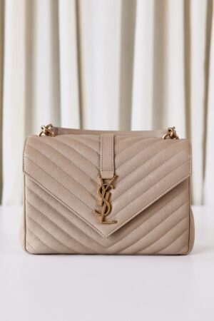 Saint Laurent College beige