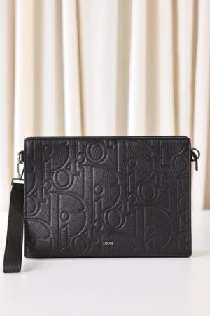 Dior black clutch
