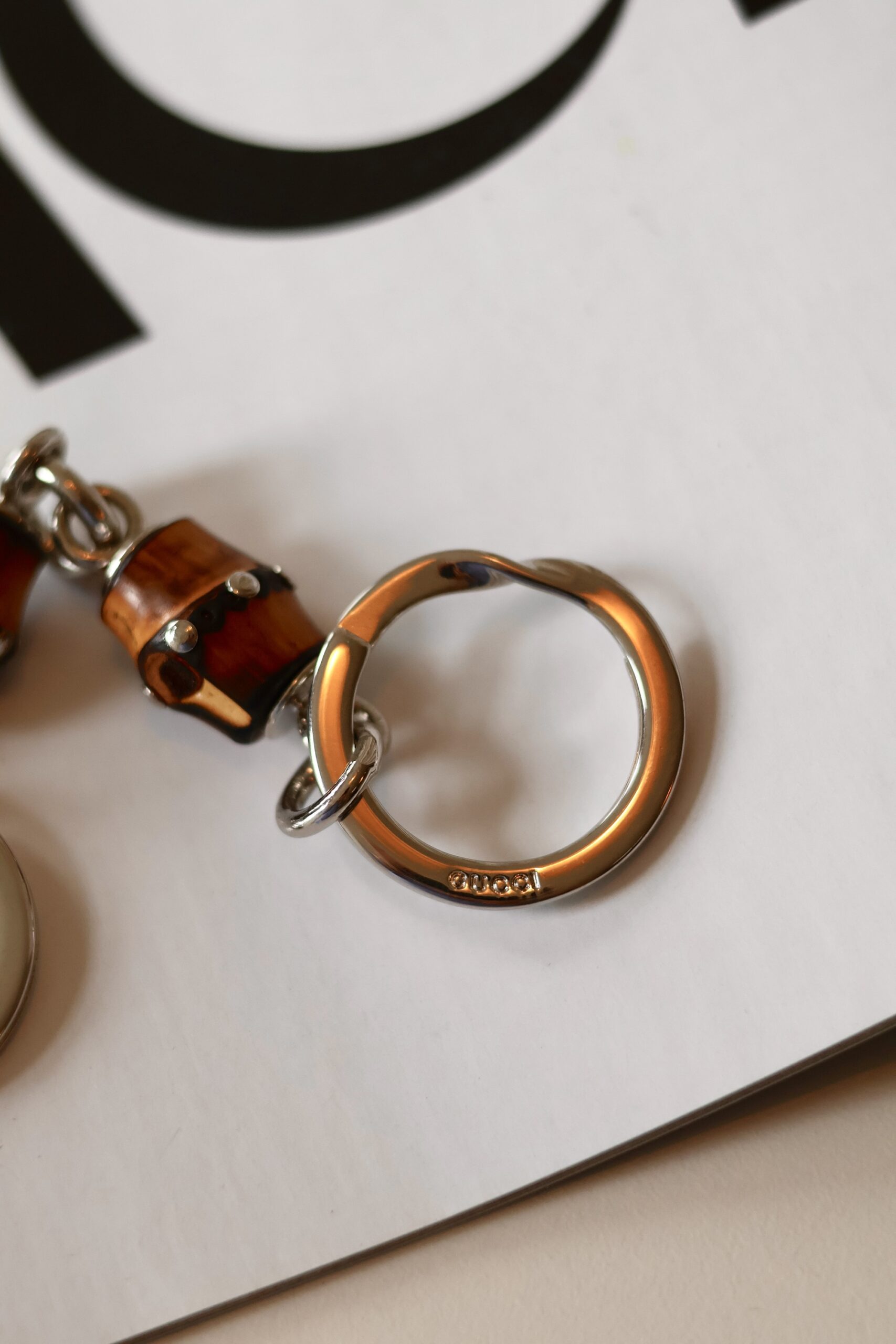 Gucci bamboo horsebit keychain - Image 2