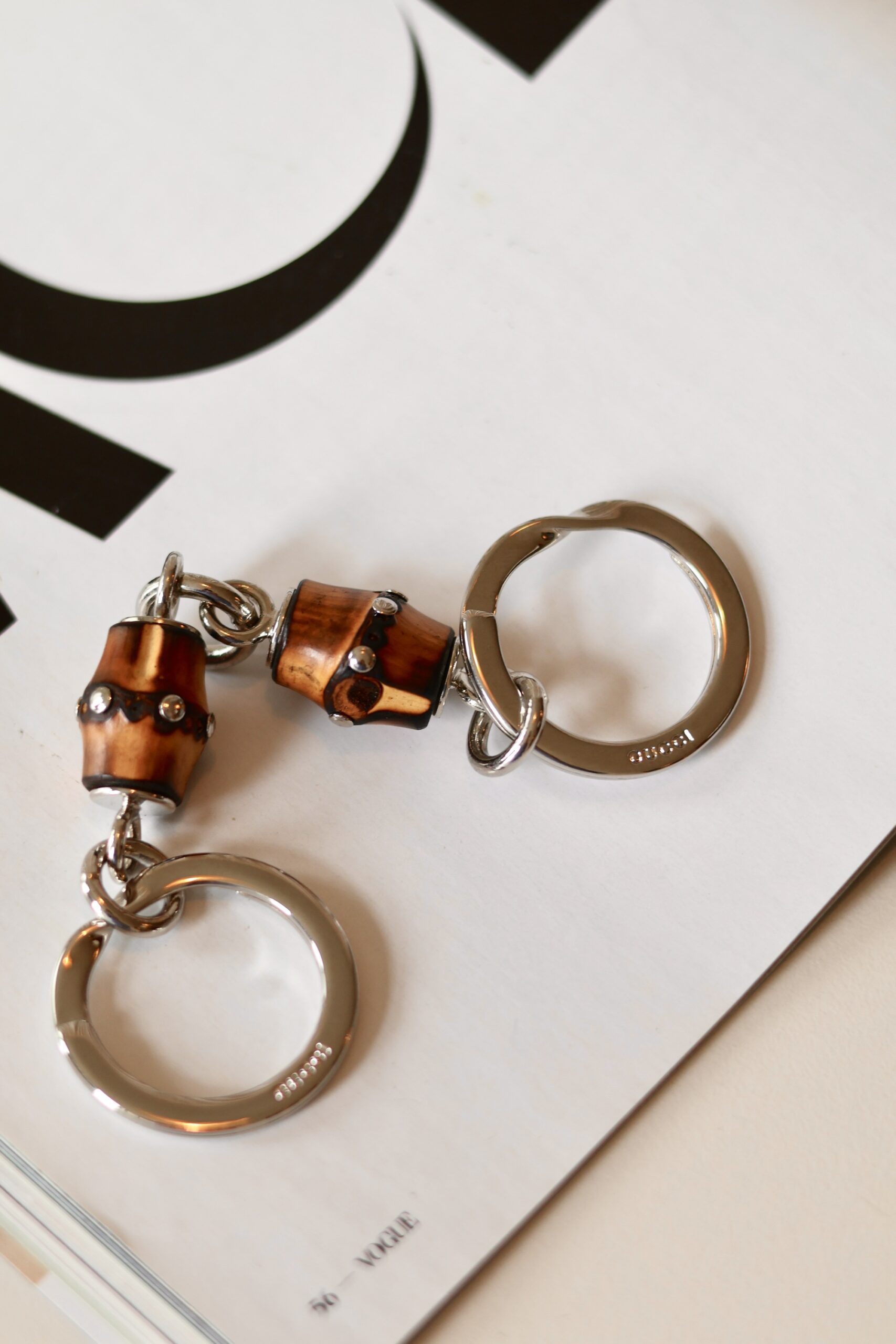 Gucci bamboo horsebit keychain - Image 4