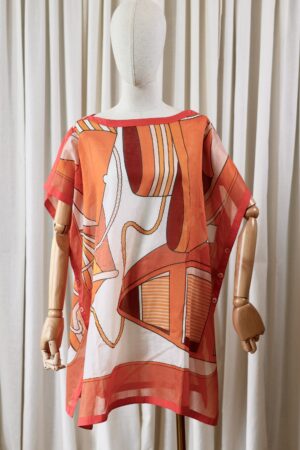 Hermes tunic orange