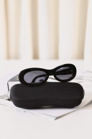 Chanel vintage sunglasses black