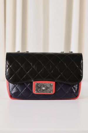 Chanel single flap bag Tricolor