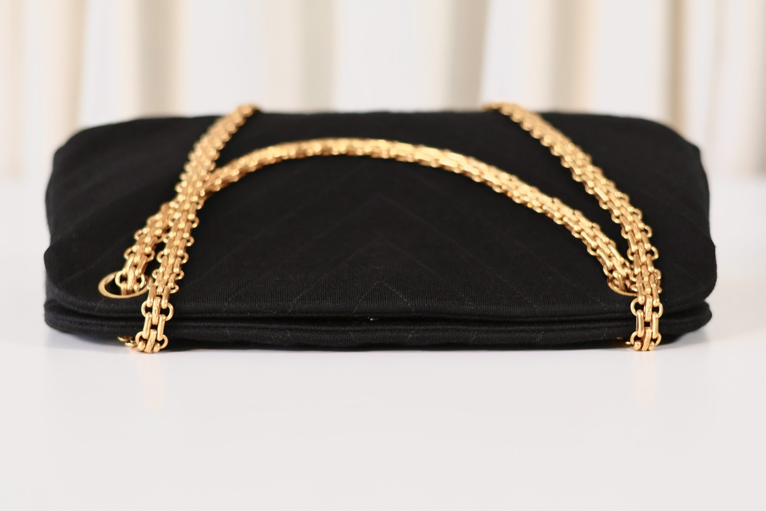 Chanel vintage shoulder bag fabric - Image 4