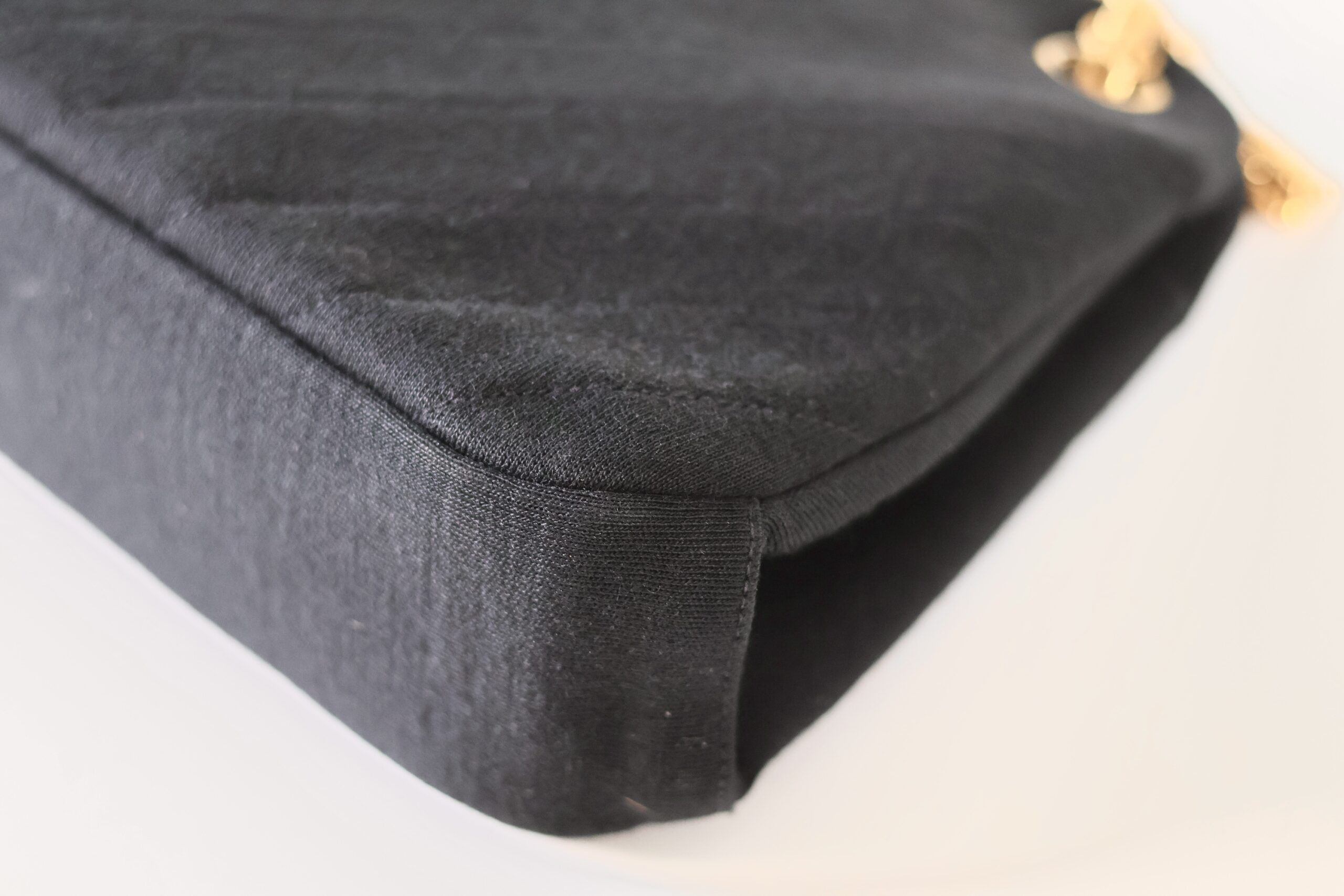 Chanel vintage shoulder bag fabric - Image 7