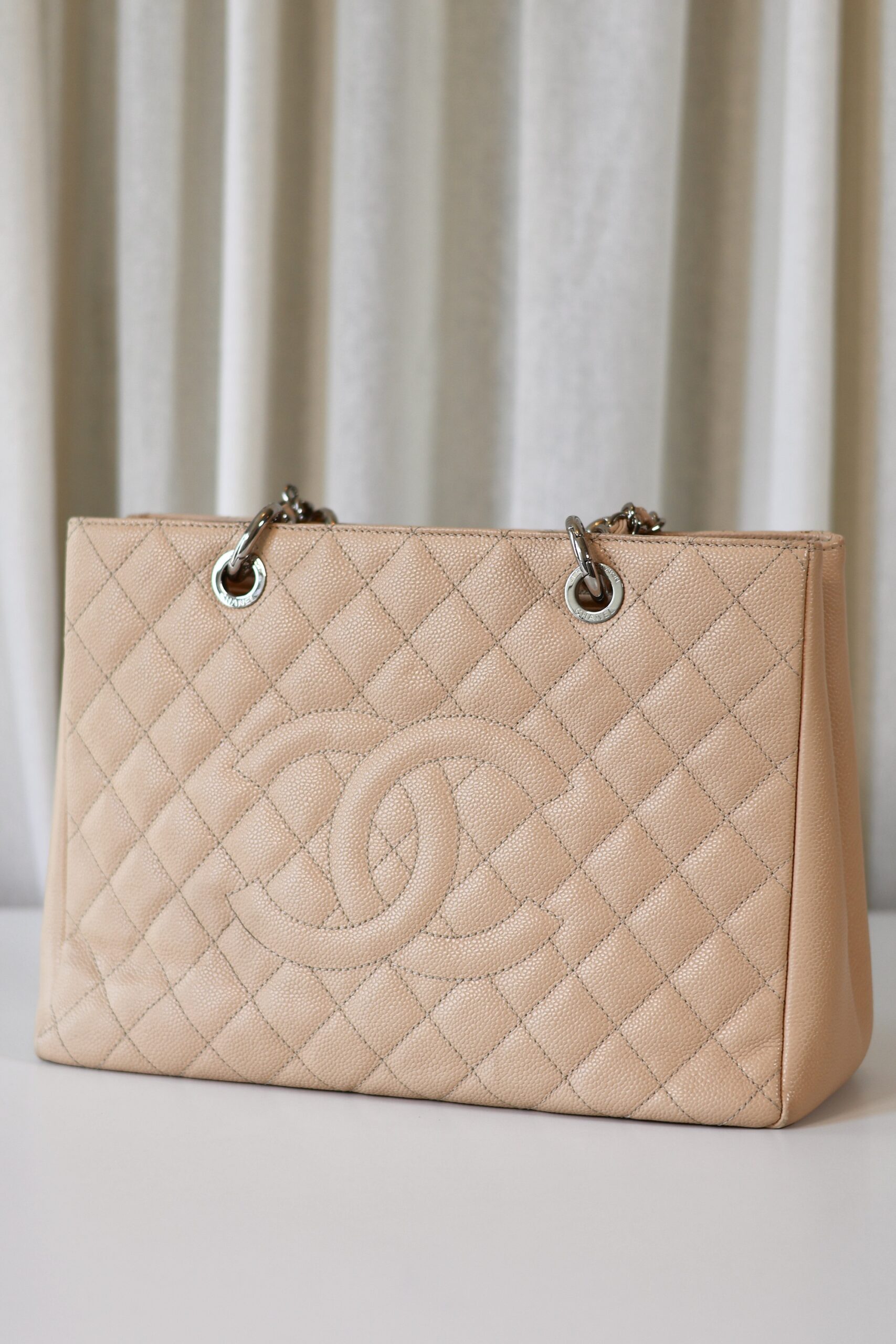 Chanel caviar GST beige shw - Image 2