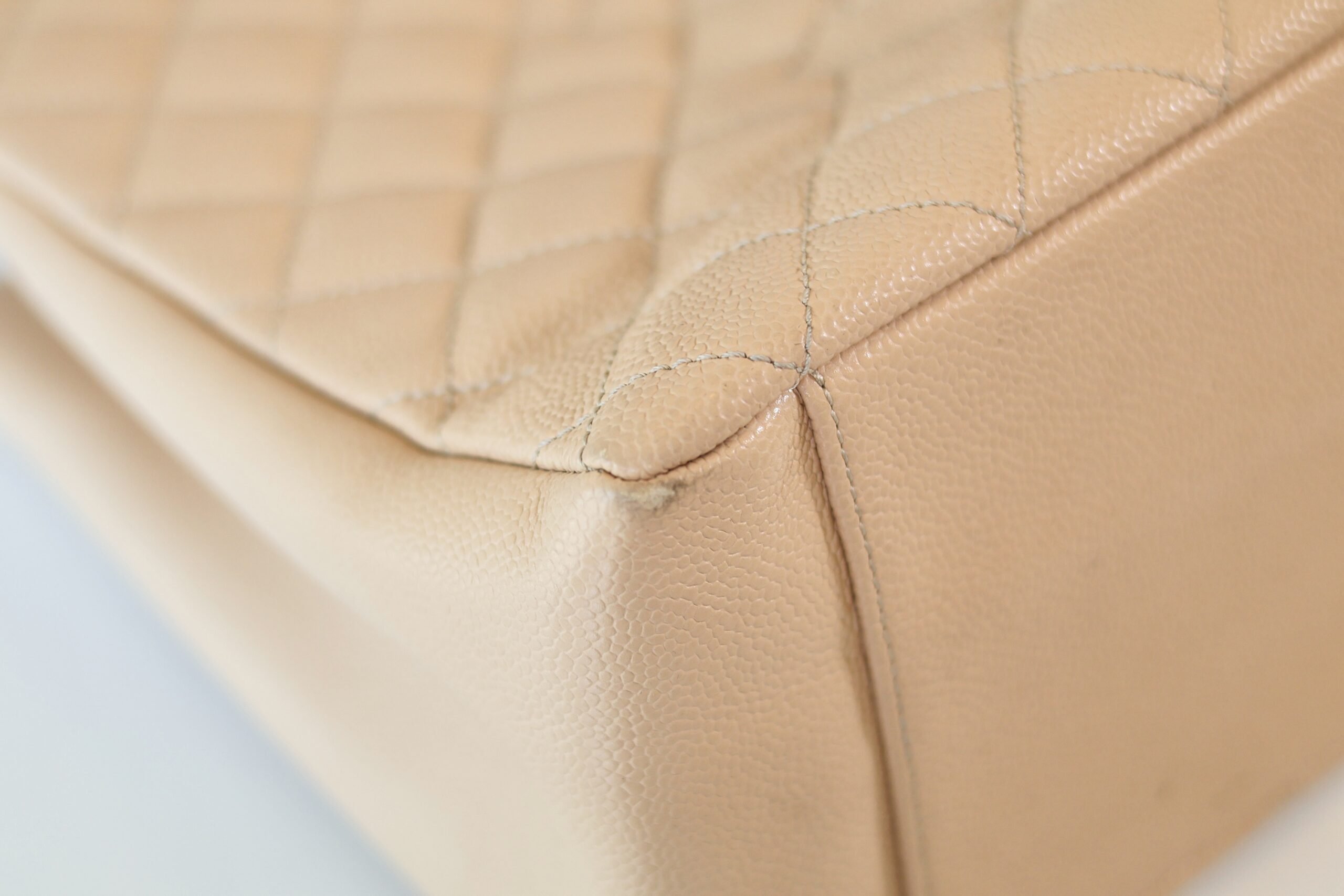 Chanel caviar GST beige shw - Image 8