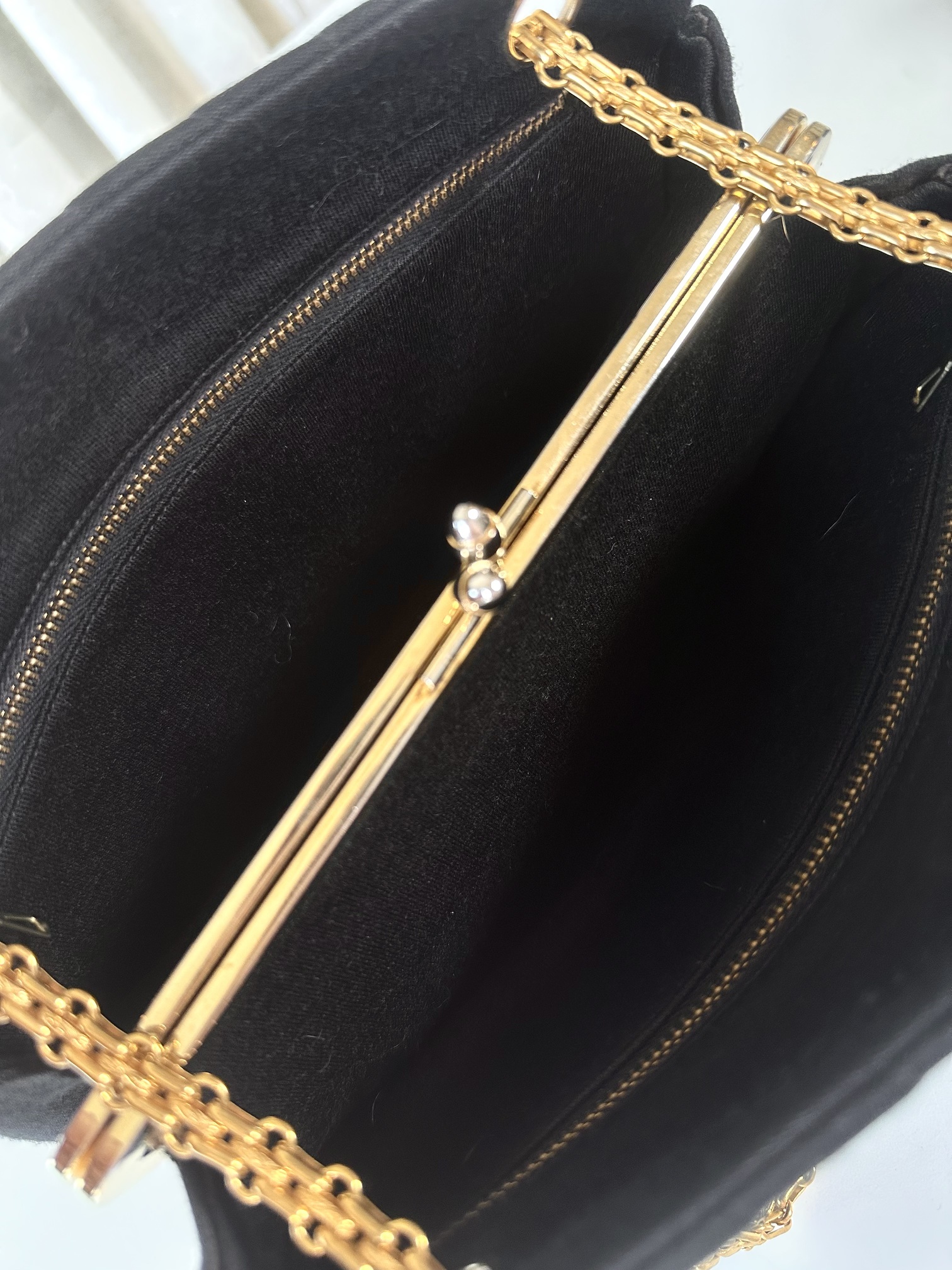 Chanel vintage shoulder bag fabric - Image 11