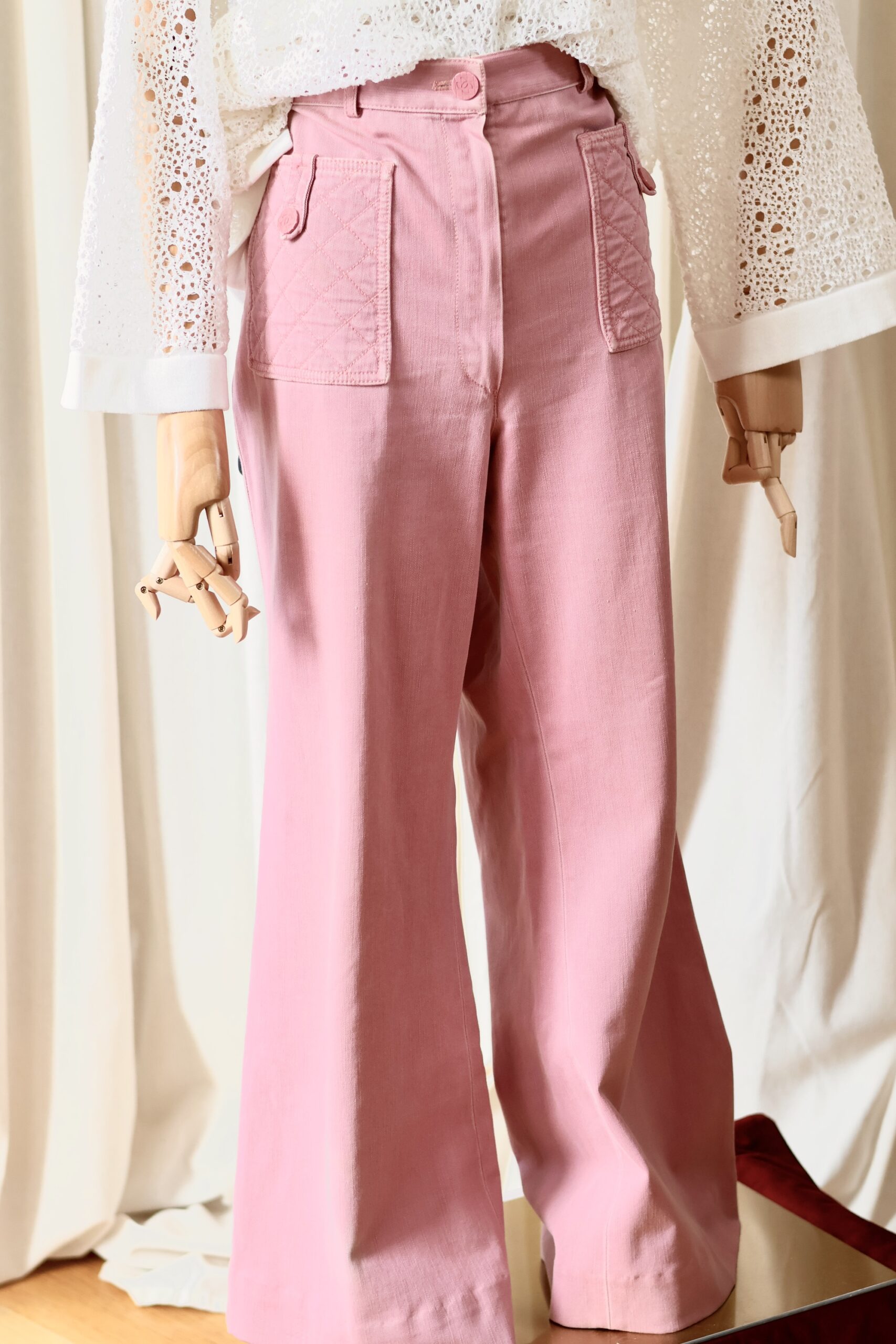 Chanel pink jeans - Image 2