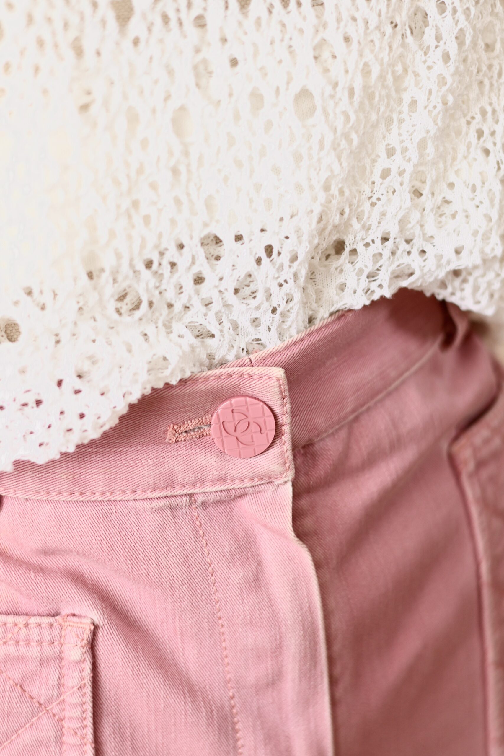 Chanel pink jeans - Image 5
