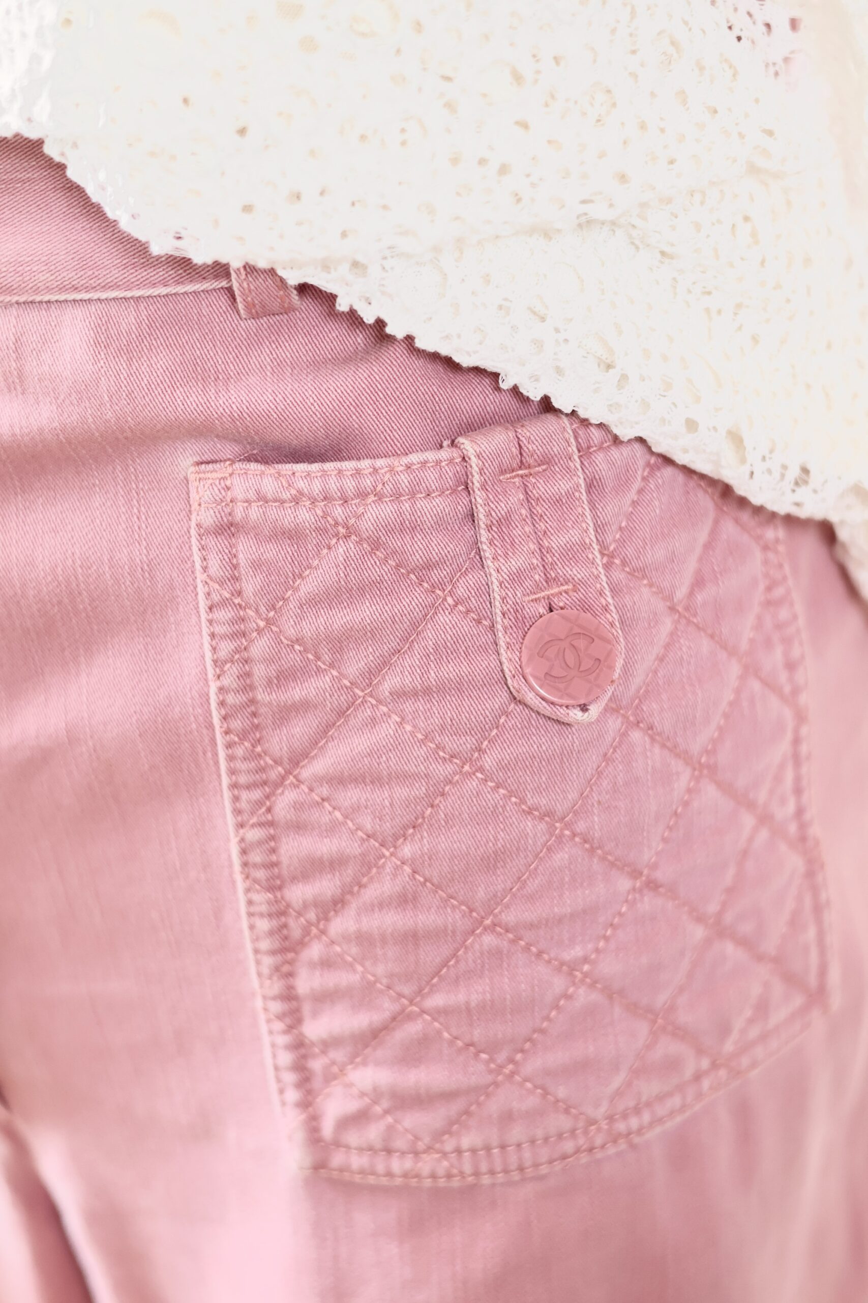 Chanel pink jeans - Image 6