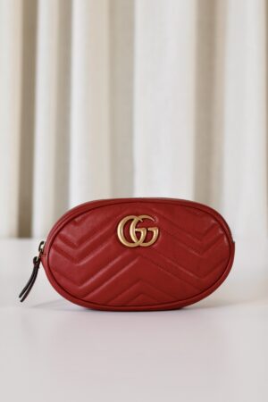 Gucci Marmont belt bag red